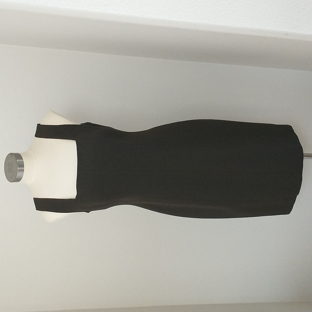 Tahari Brown Fitted Career Dress. Size 8.  NWOT